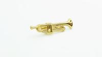 Trumpet Pin Badge 3D Design