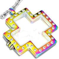 Anodized Pendant with Microphone Floating charms