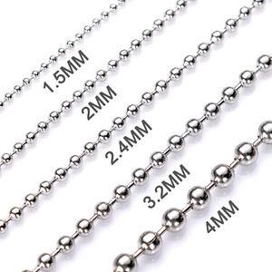 Ball Chain Sizing Guide