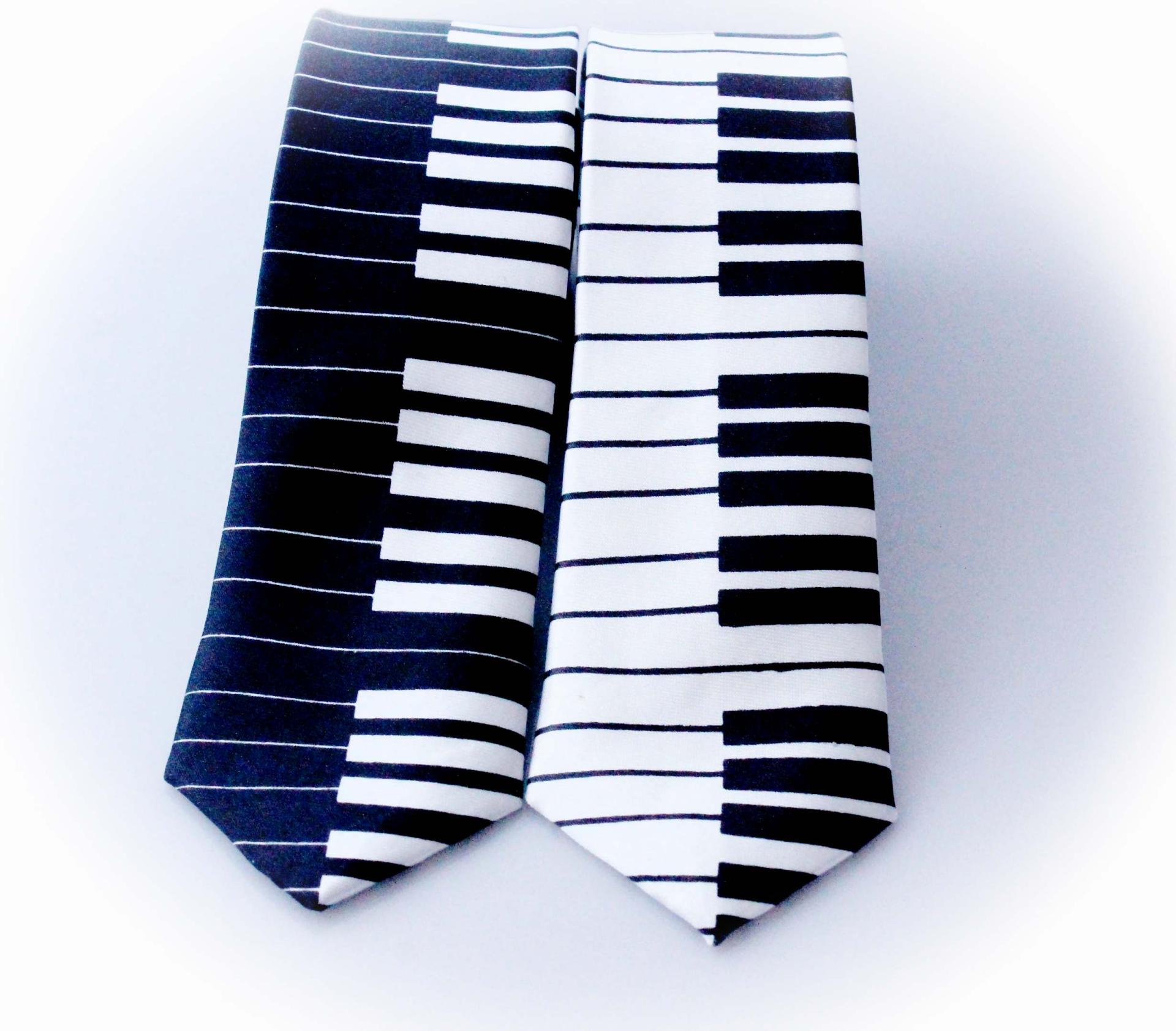 Piano Notes Tie - 2 Designs