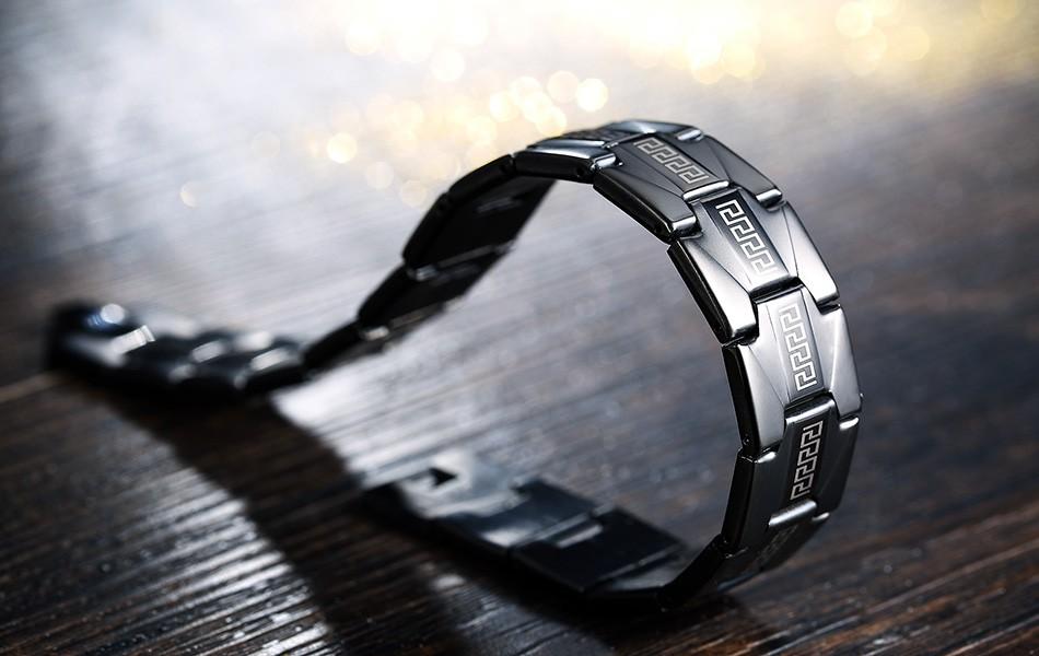 Black Stainless Steel Mens Bracelet