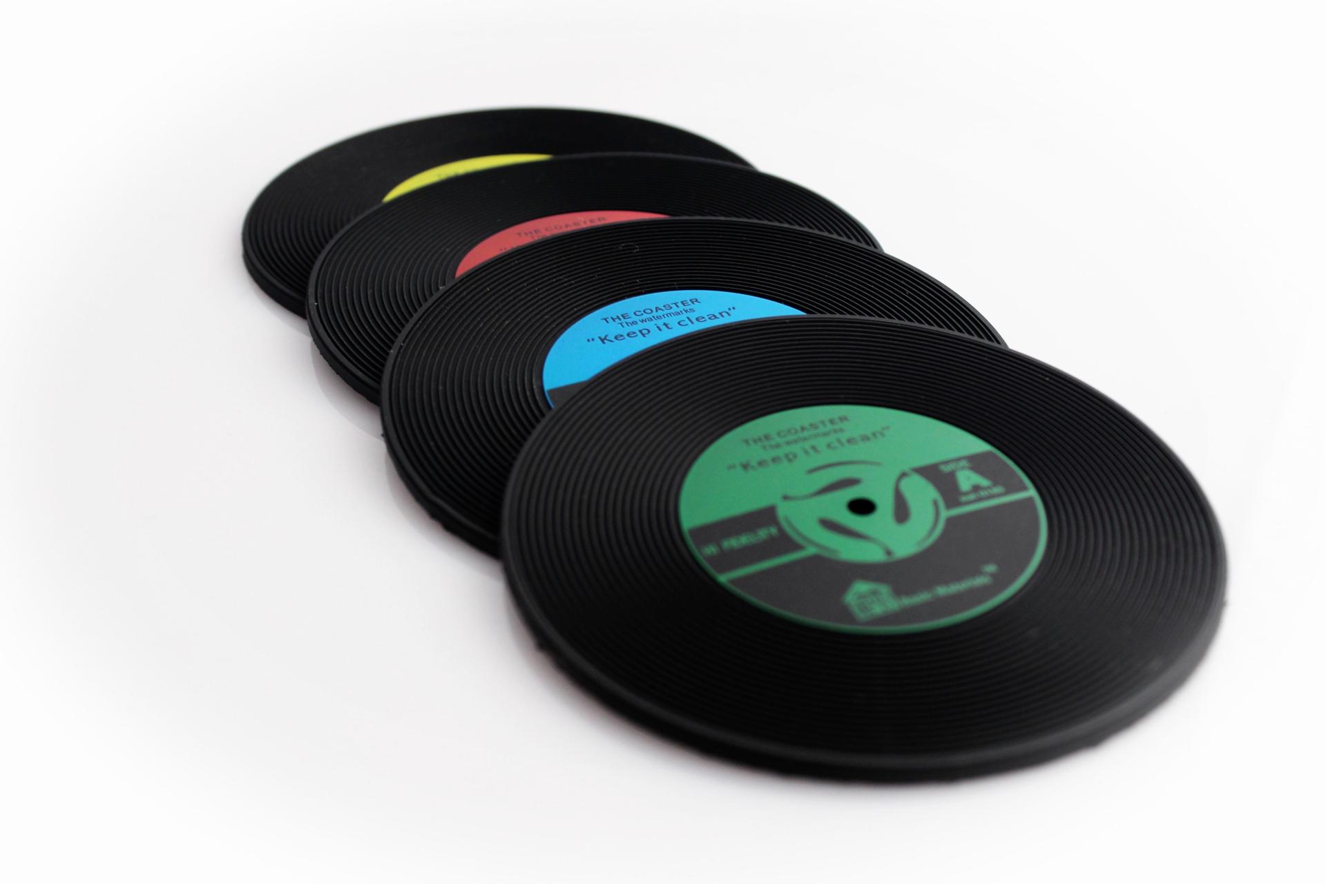 CD Record Drinks Coaster /Coffee Mat