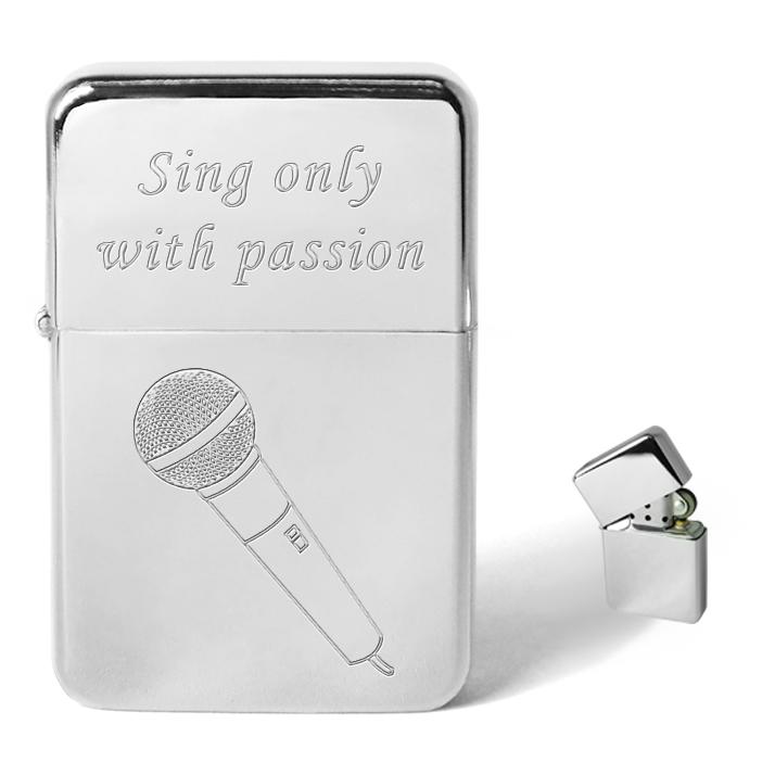 Lighters with Choice Of Microphone Images and Slogans