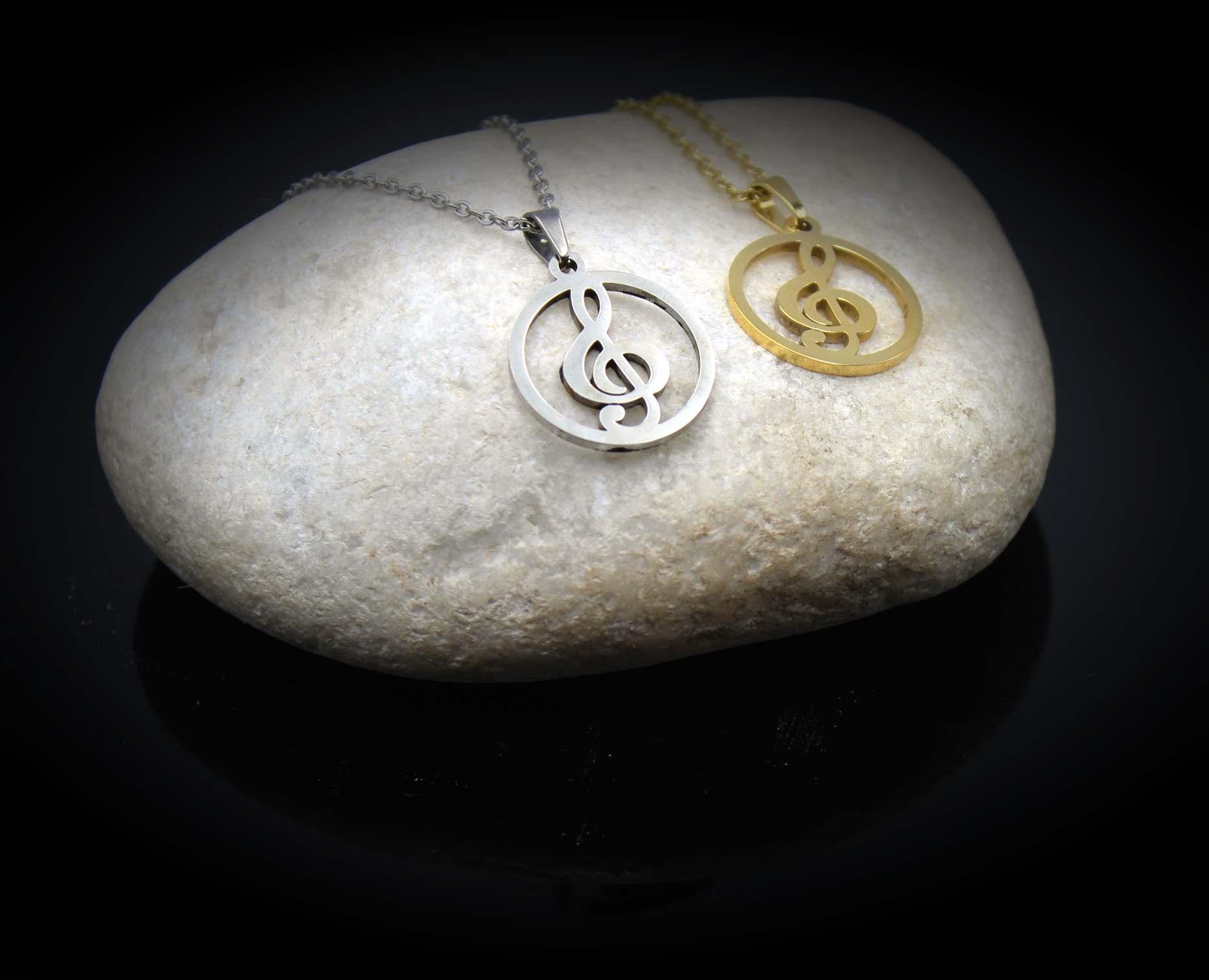 Music jewellery pendant from Chrissie C