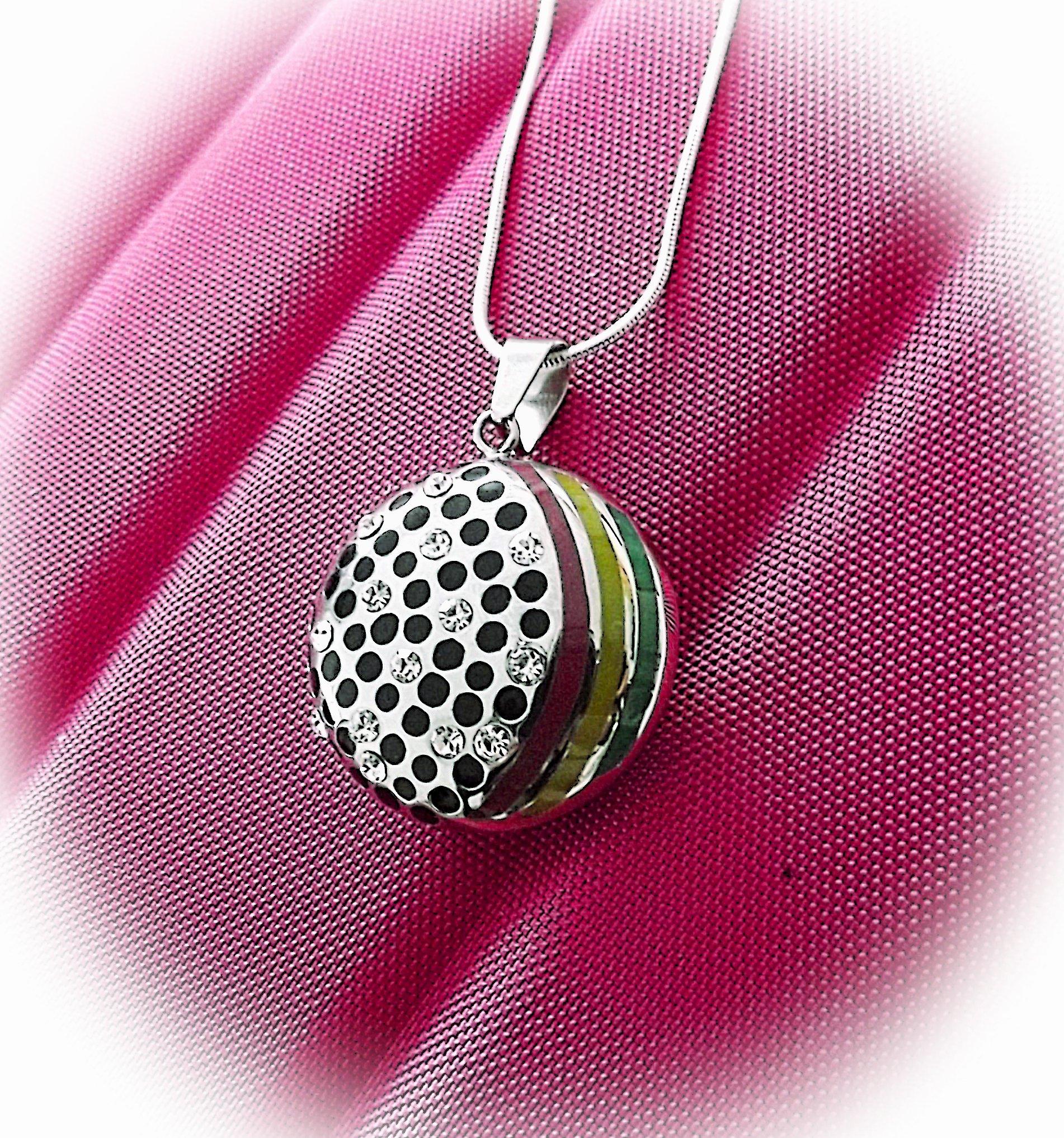 circle stripe pendant