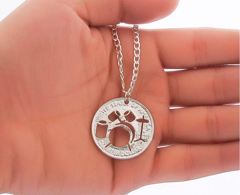 Drumkit Coin Necklace