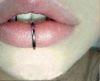 Fake Piercing Ring for Lip, Ear or Nose