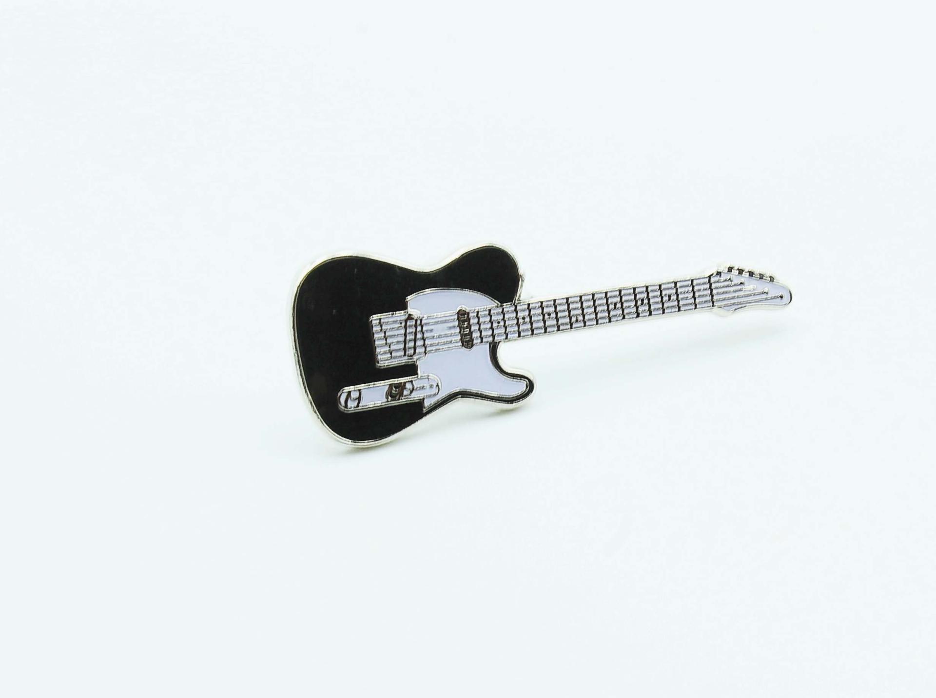 Fender Telecaster Guitar Pin - White, Yellow or Black