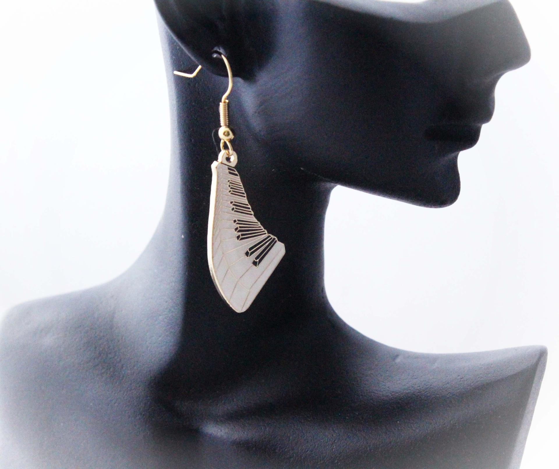 Floating Keyboard Earrings