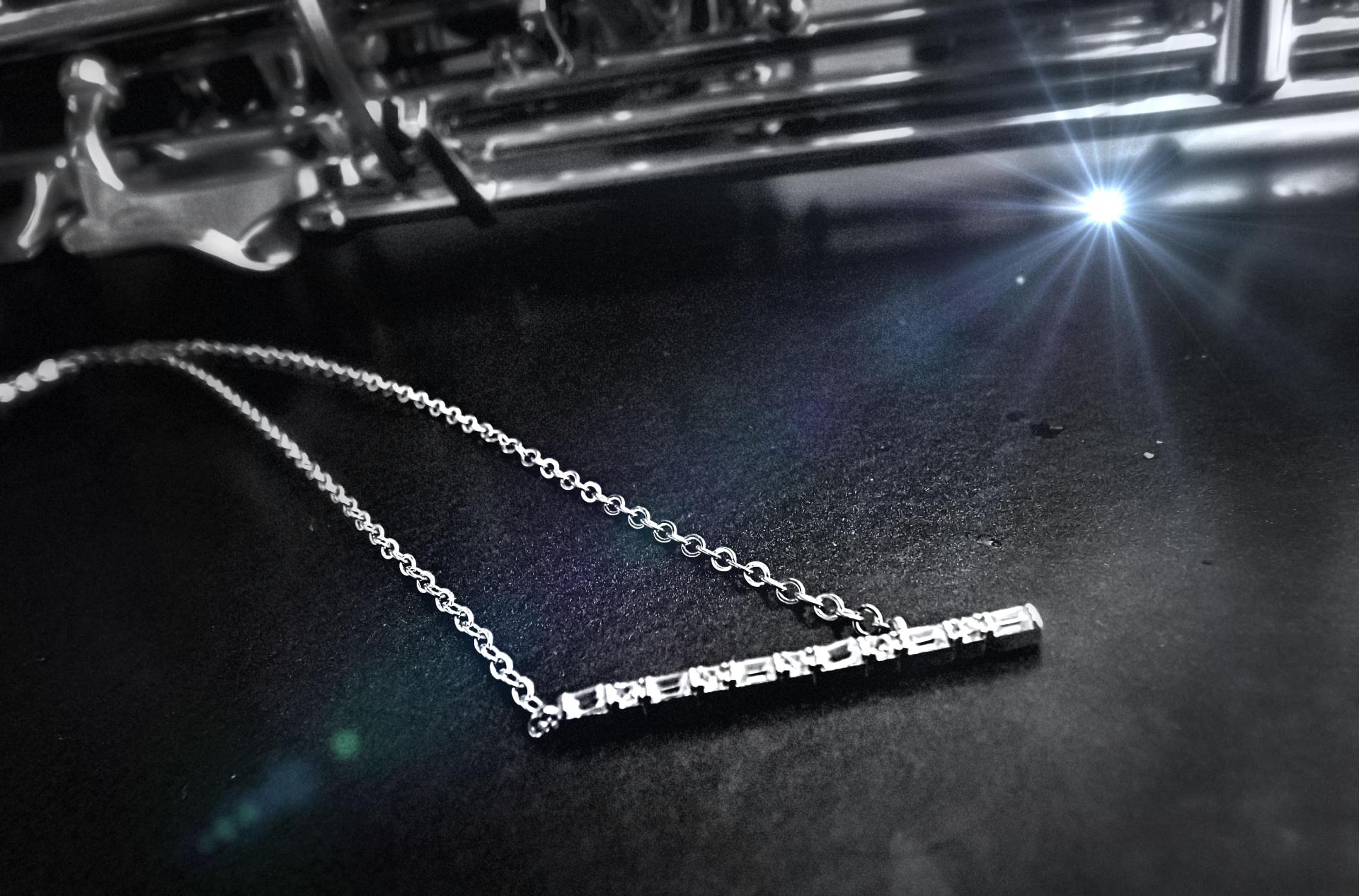 Flute Necklace - 925 Sterling Silver