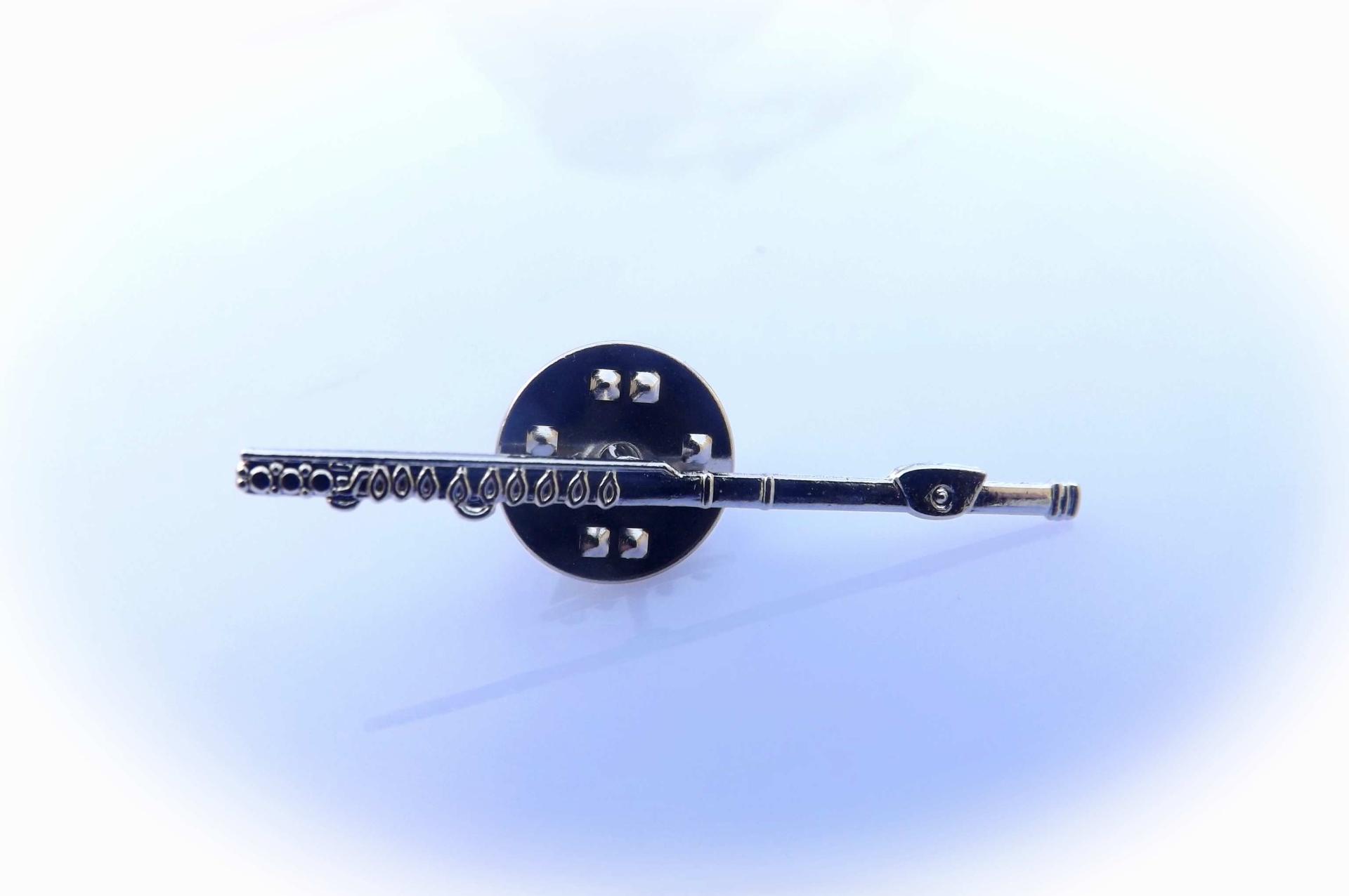 Flute Pin Brooch