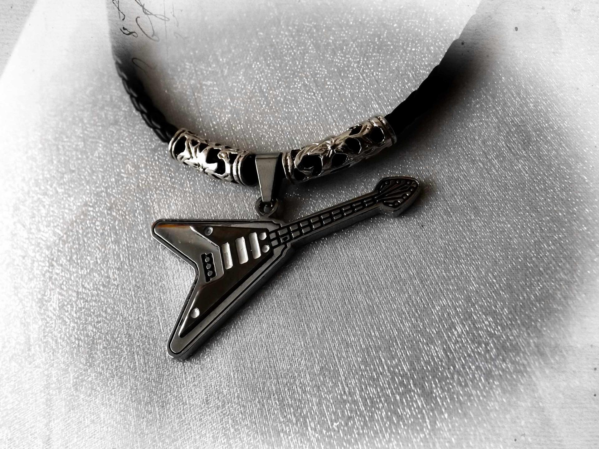 Guitar Pendant Flying V Style