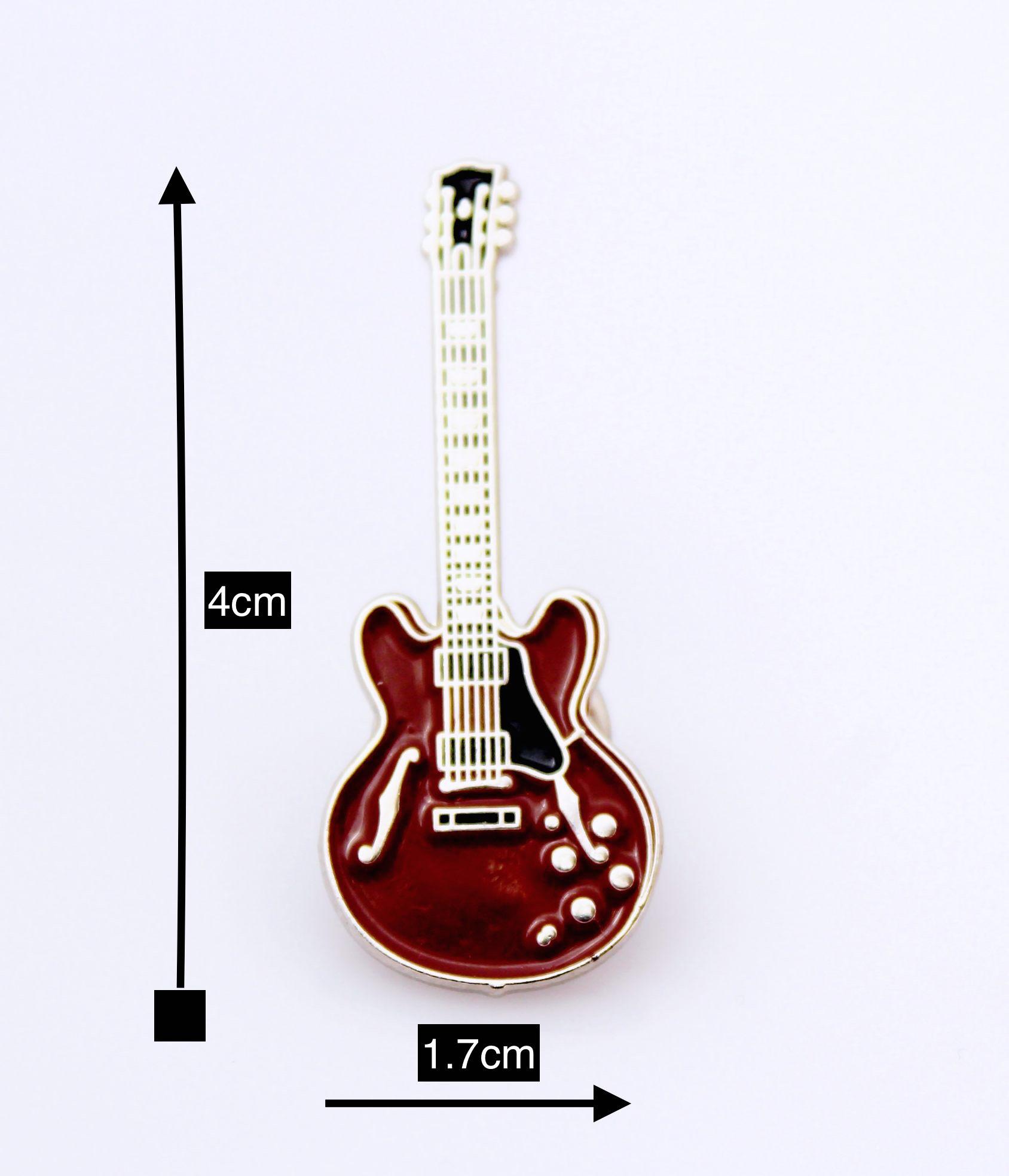 Gibson ES 335  Pin Badge - Sixties Cherry Stain Colour