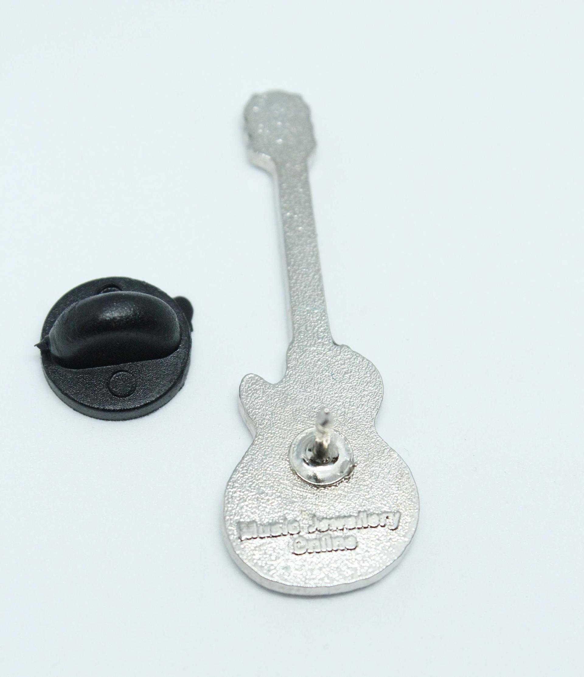 Gibson Les Paul Custom Style Guitar Pin Badge