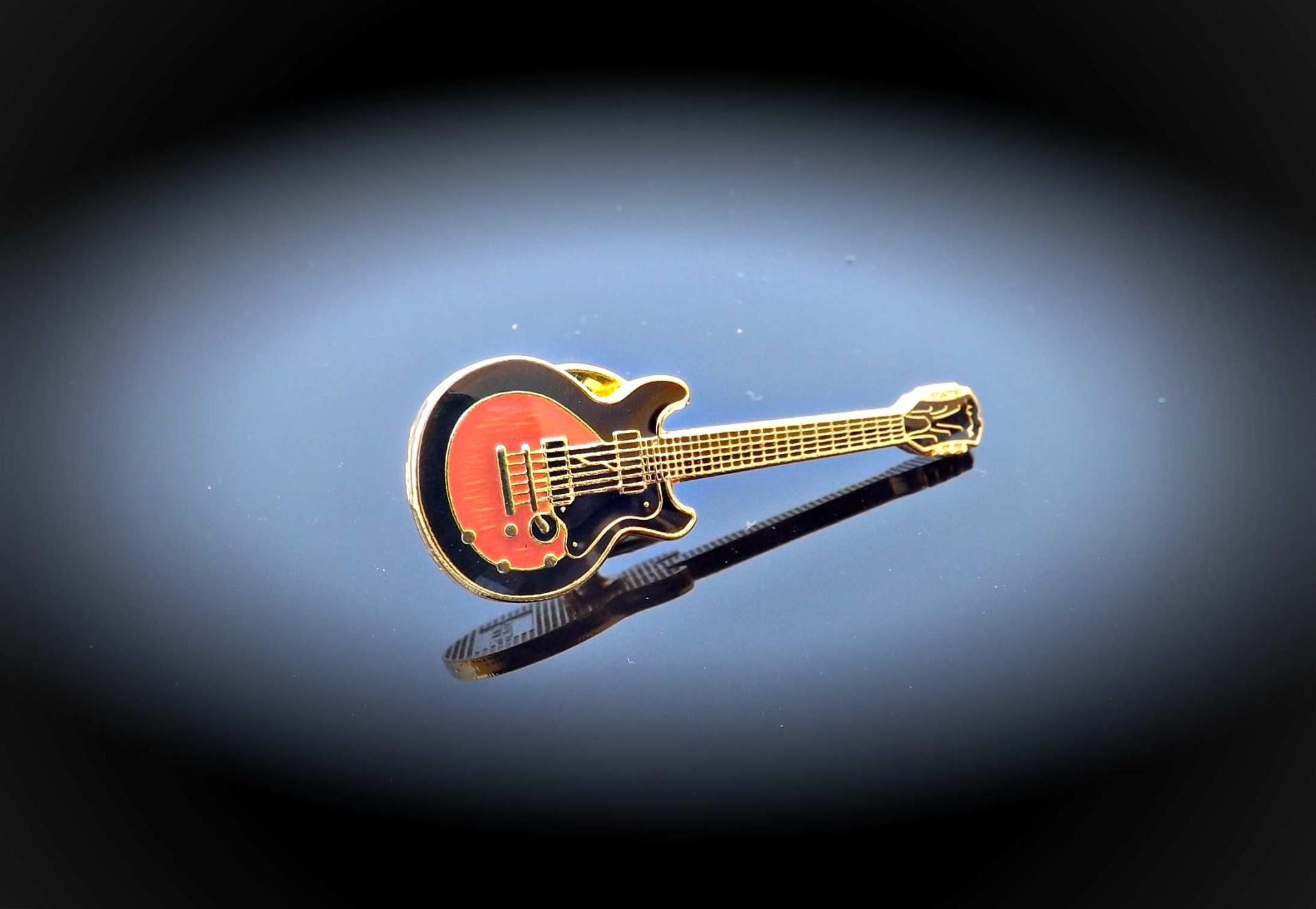 Gibson Les Paul Special 55 Guitar Pin Badge (special Rare Double cut vintage )