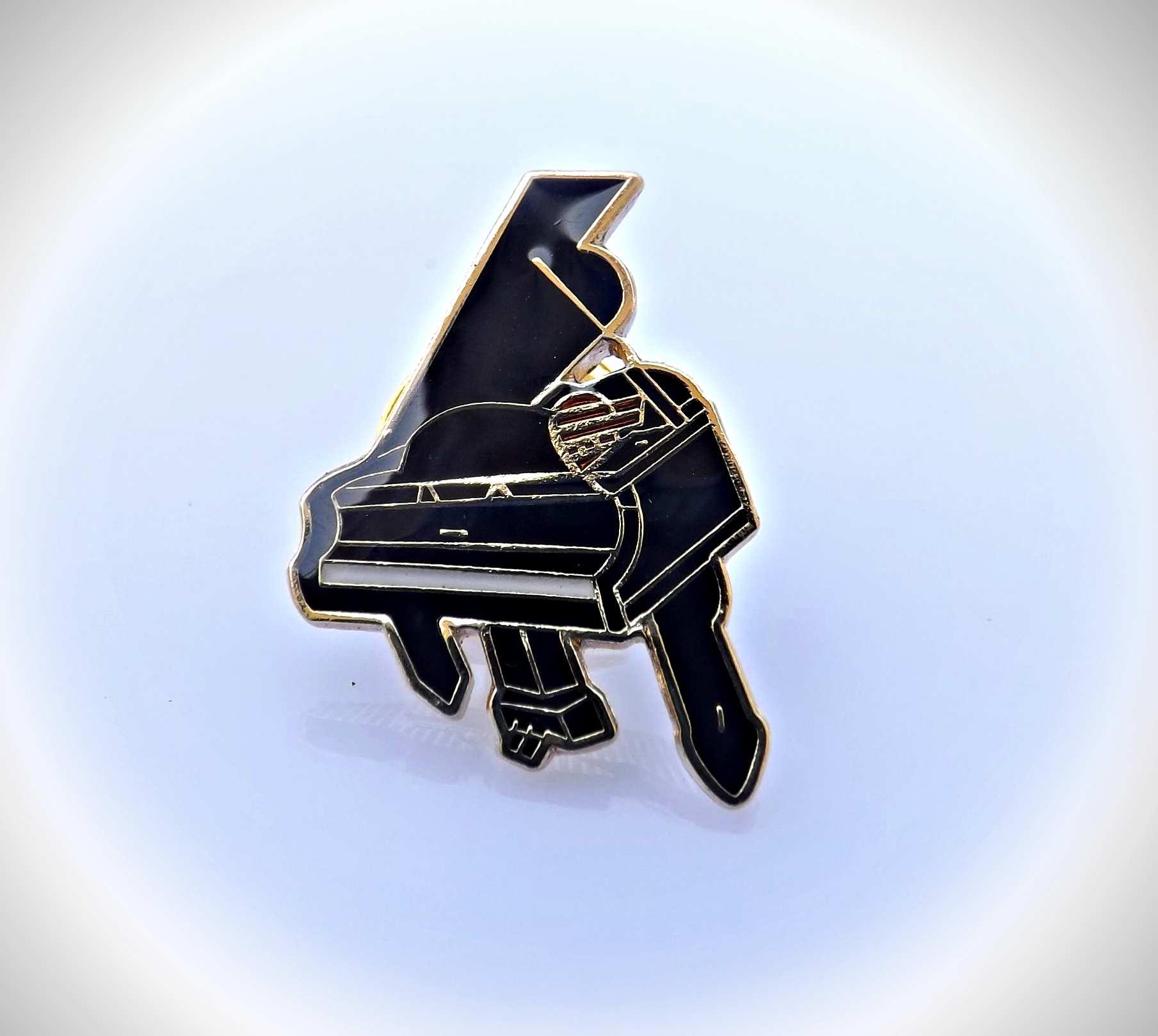 Grand Piano Pin Brooch