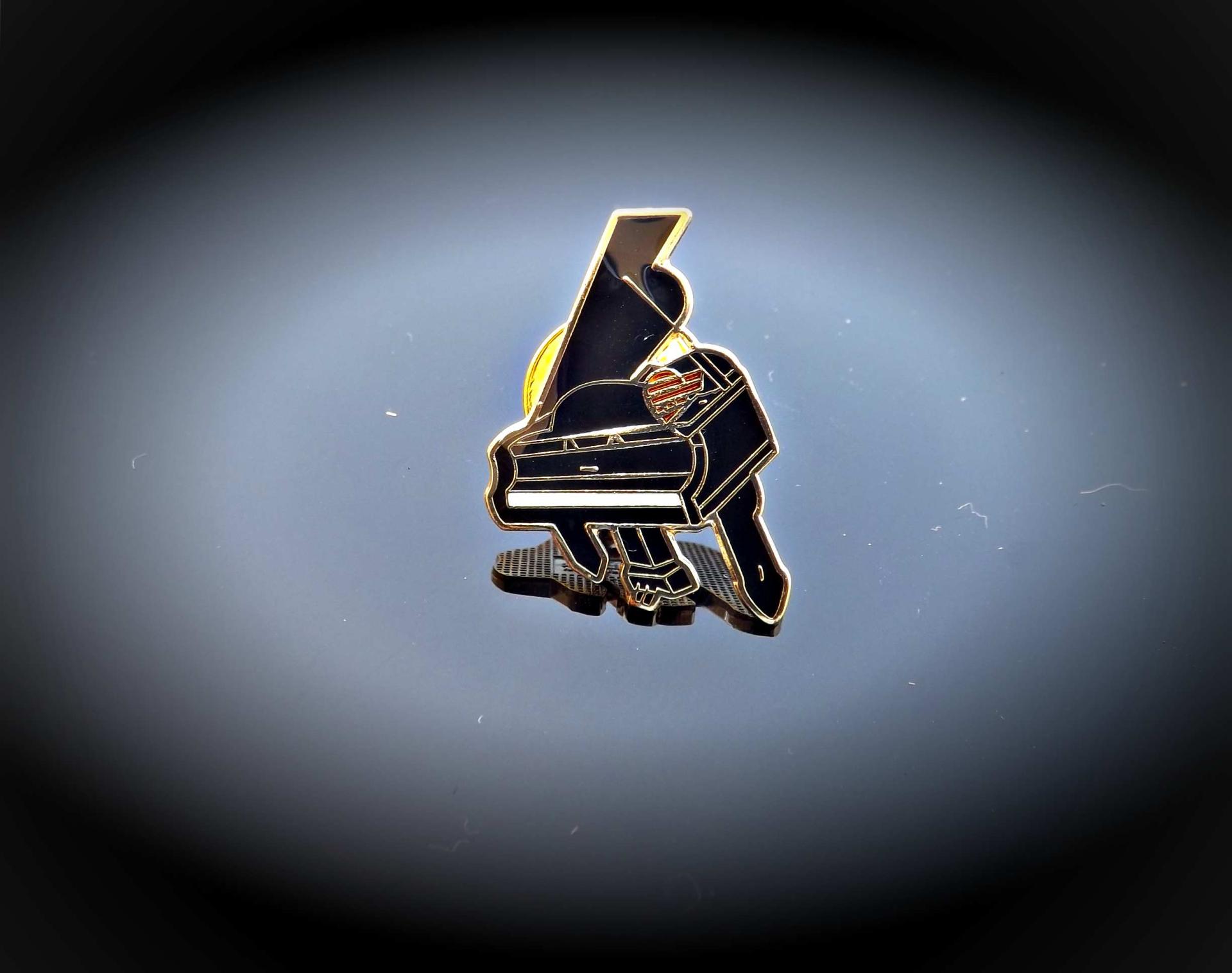 Grand Piano Pin Brooch