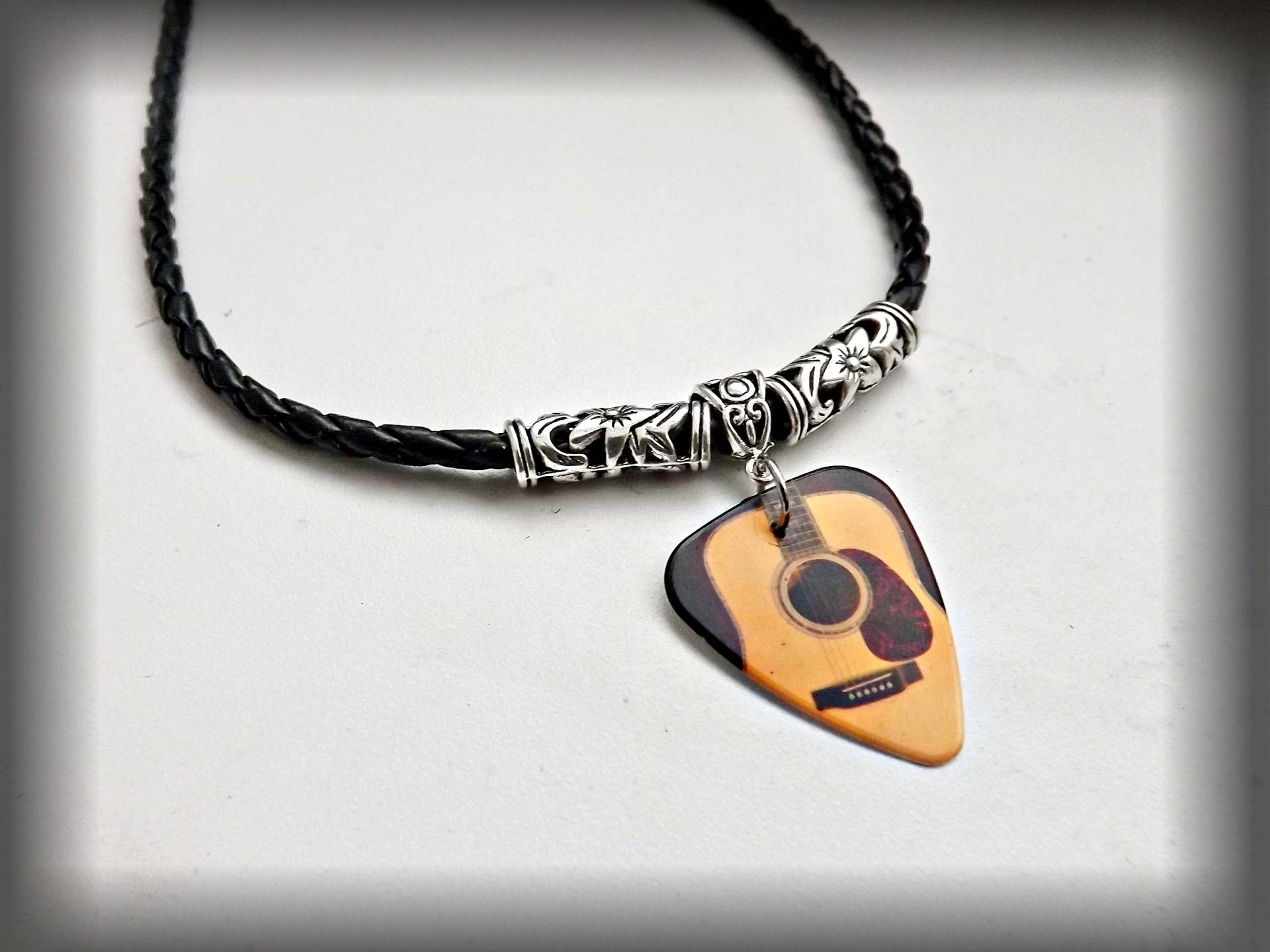 "Guitar Body" Image Choker Necklaces - Customisable!