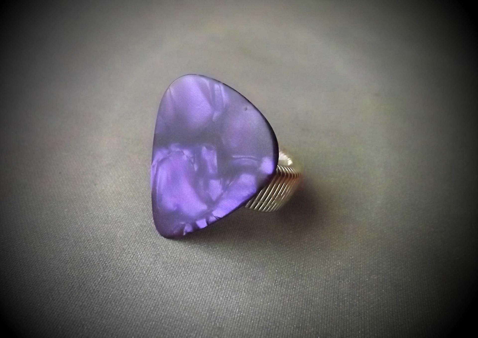 Guitar Pick Ring - Choose Your Colour!