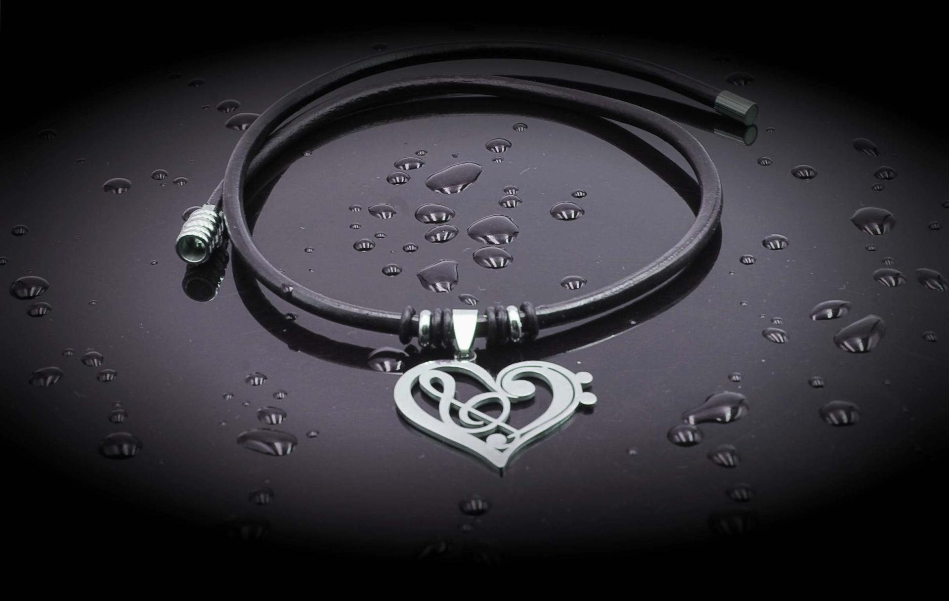 Heart Choker Treble Clef & Bass Clef Design