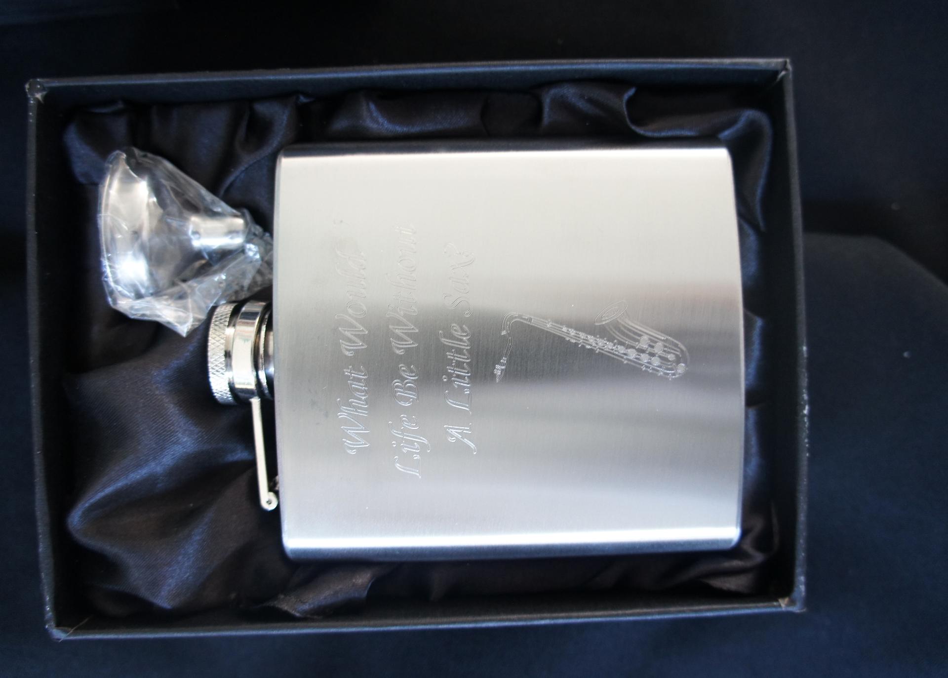 Hip Flasks With Musical Theme