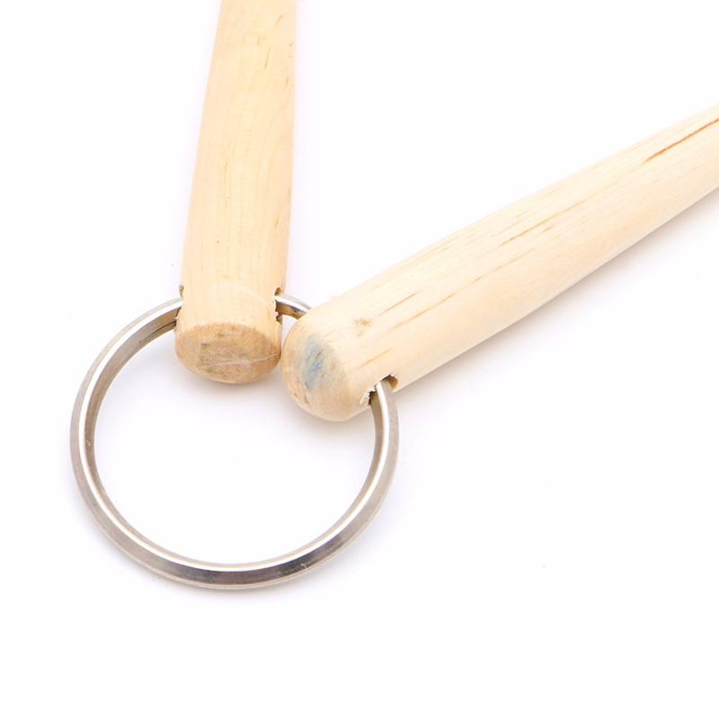 Drum Sticks Keychain/Keyring - Wooden Drumsticks