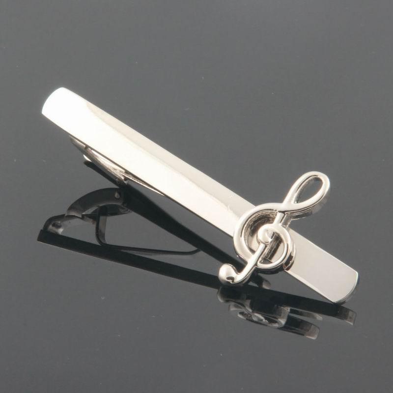 Music Treble Clef Tie Bar / Tie Clip