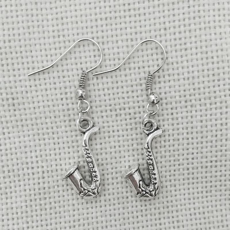 Saxophone Retro Style Earrings