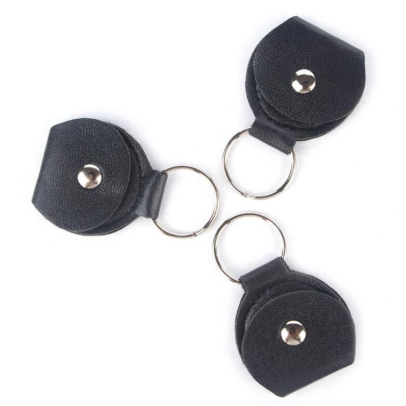 Guitar Pick Holder Keychain / Keyring with Free Pick