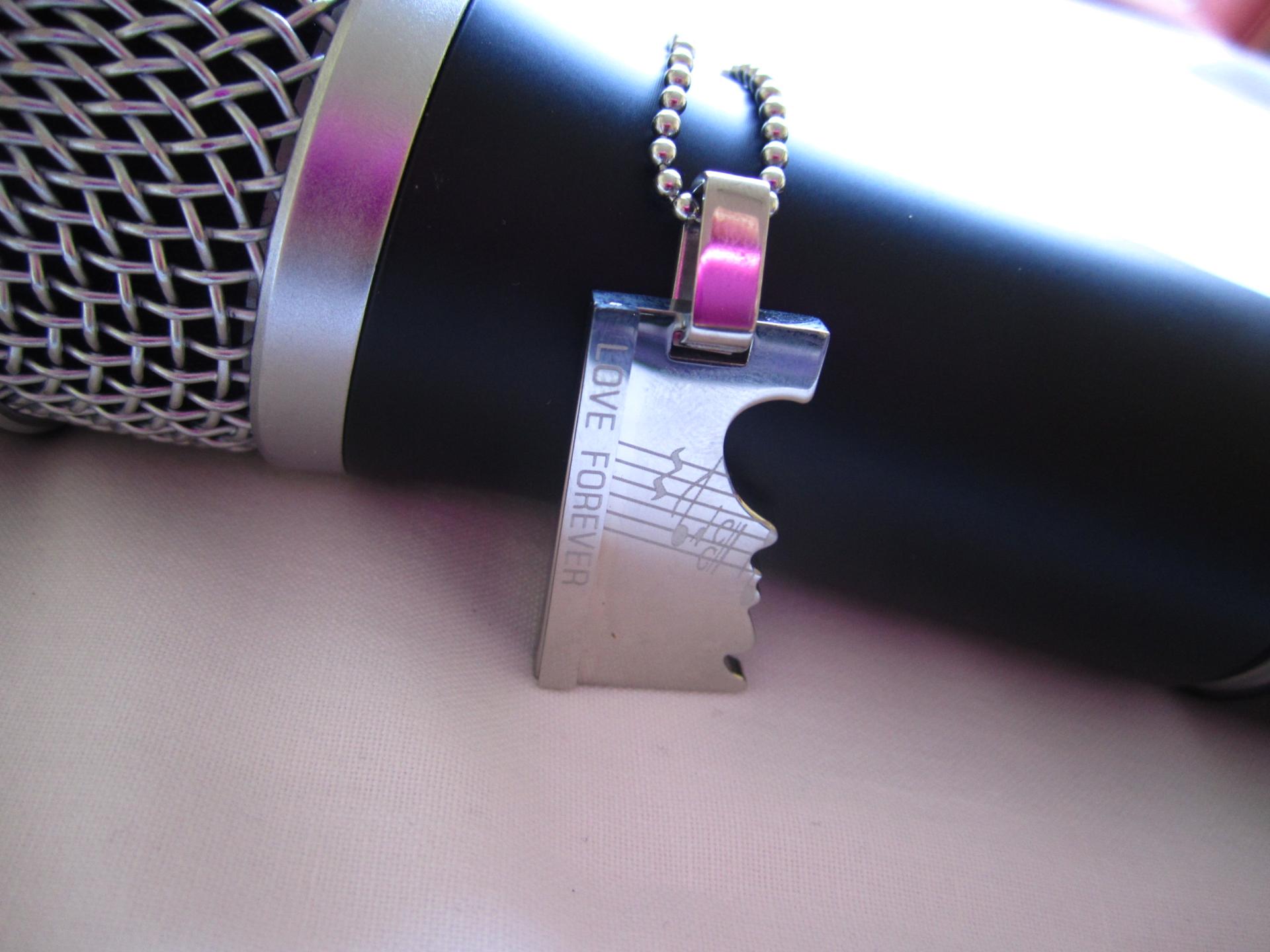 Musical Notes Jigsaw Tag Pendant