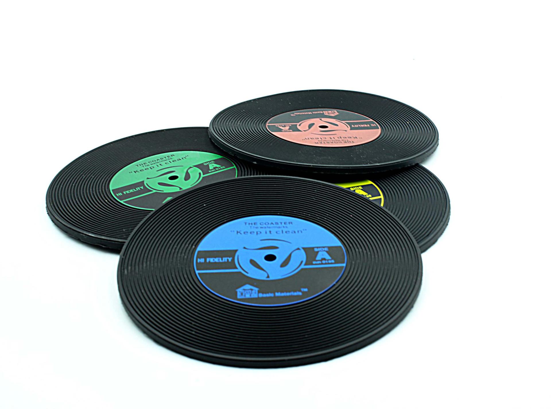 CD Record Drinks Coaster /Coffee Mat
