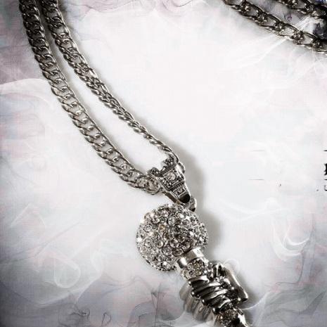 Microphone Necklace Hip Hop Style