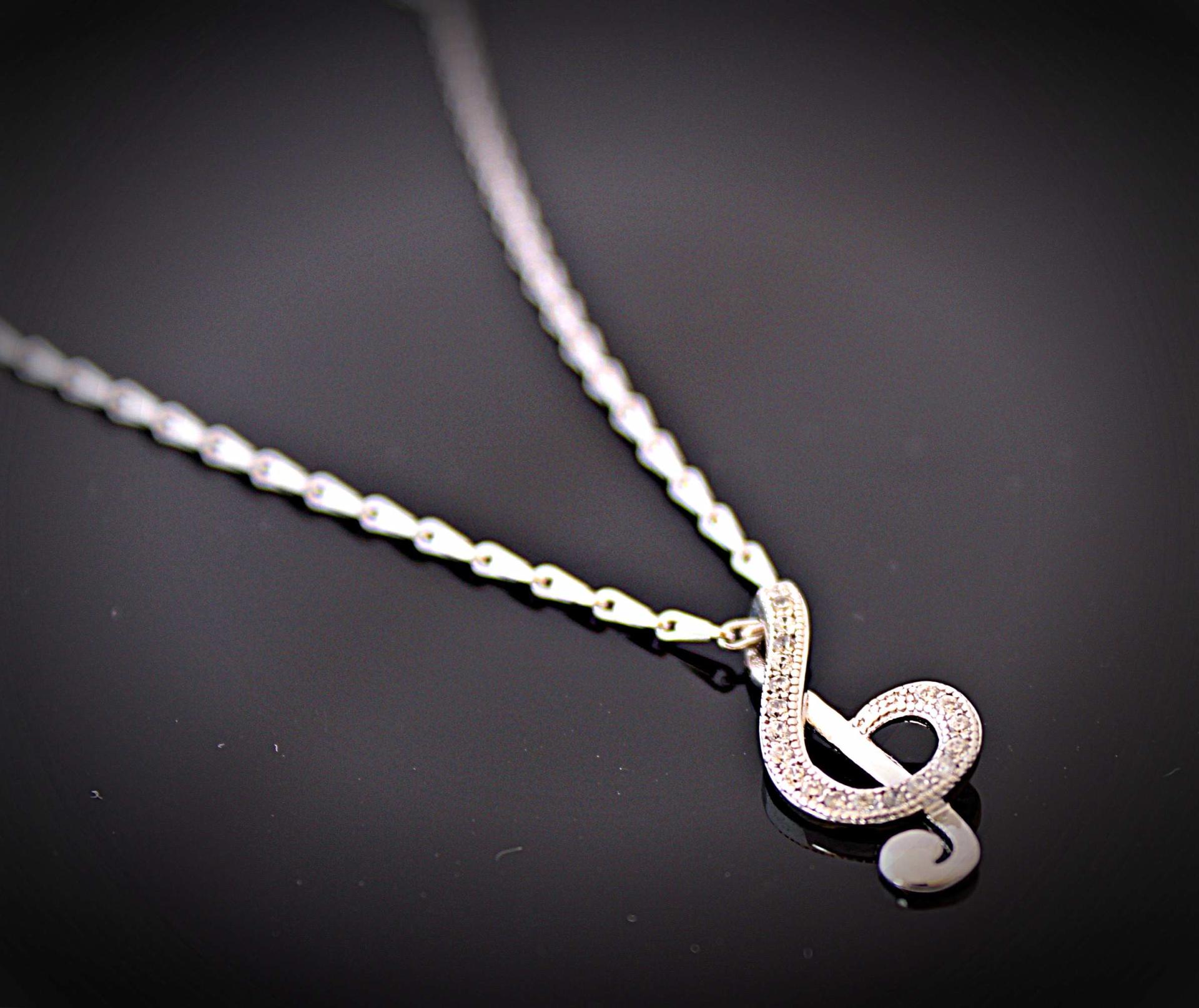 Treble Clef Necklace