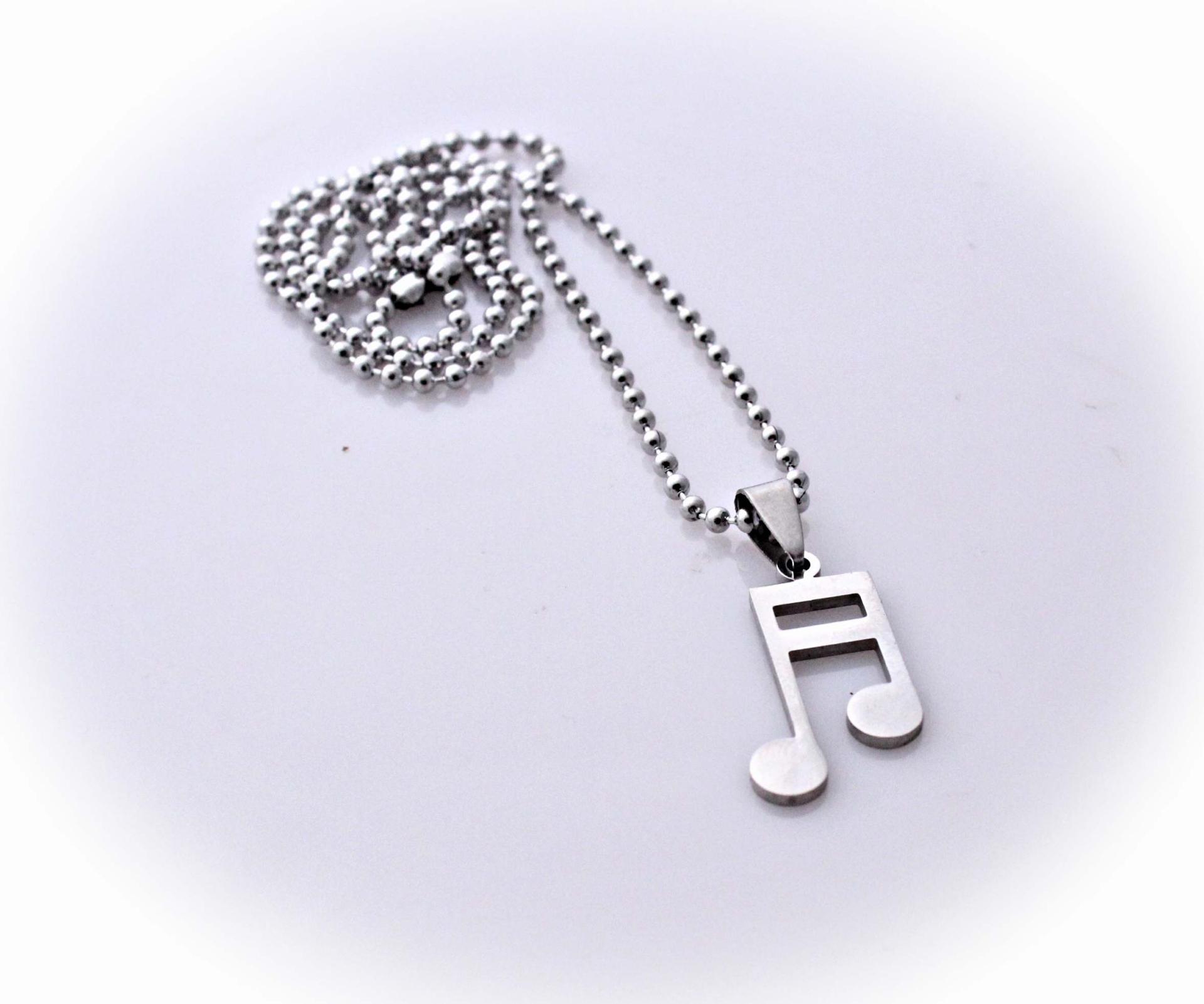 Chrissie C Music themed necklace