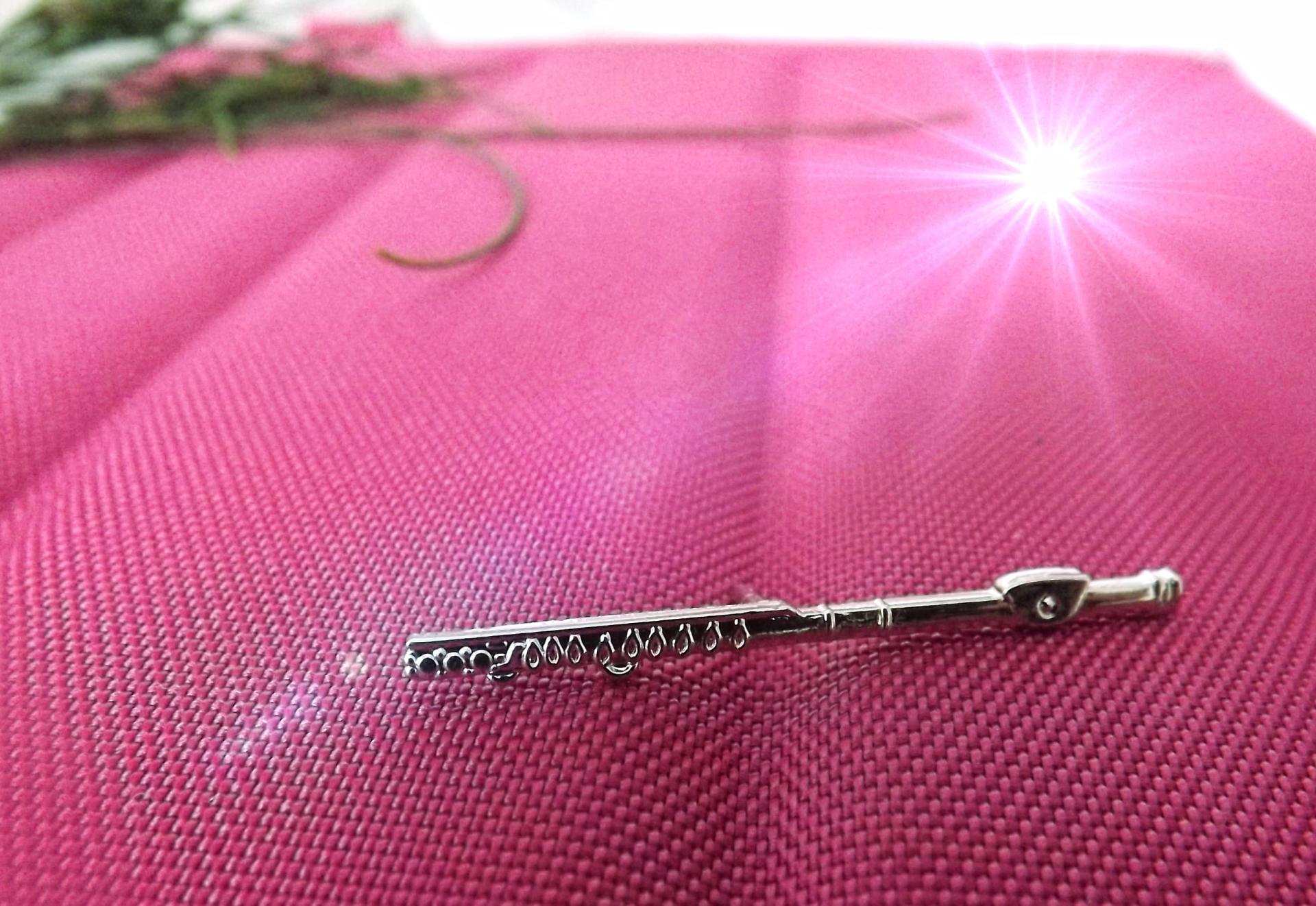 Flute Pin Brooch