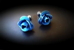 Rose Flower Ear Tragus Cartilage Earring Stud - Beautiful Painted Body Jewellery