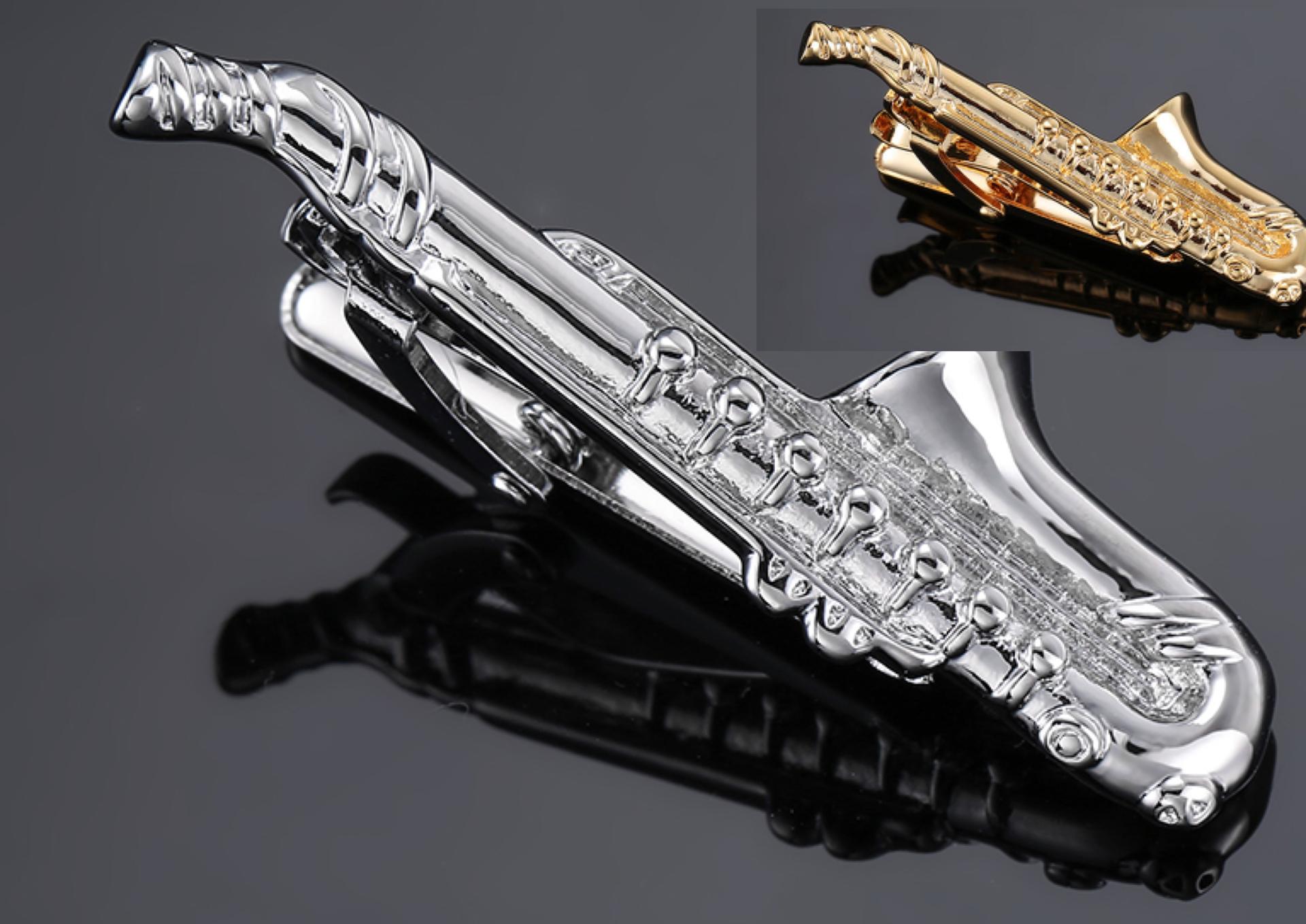 Saxophone Tie Bar