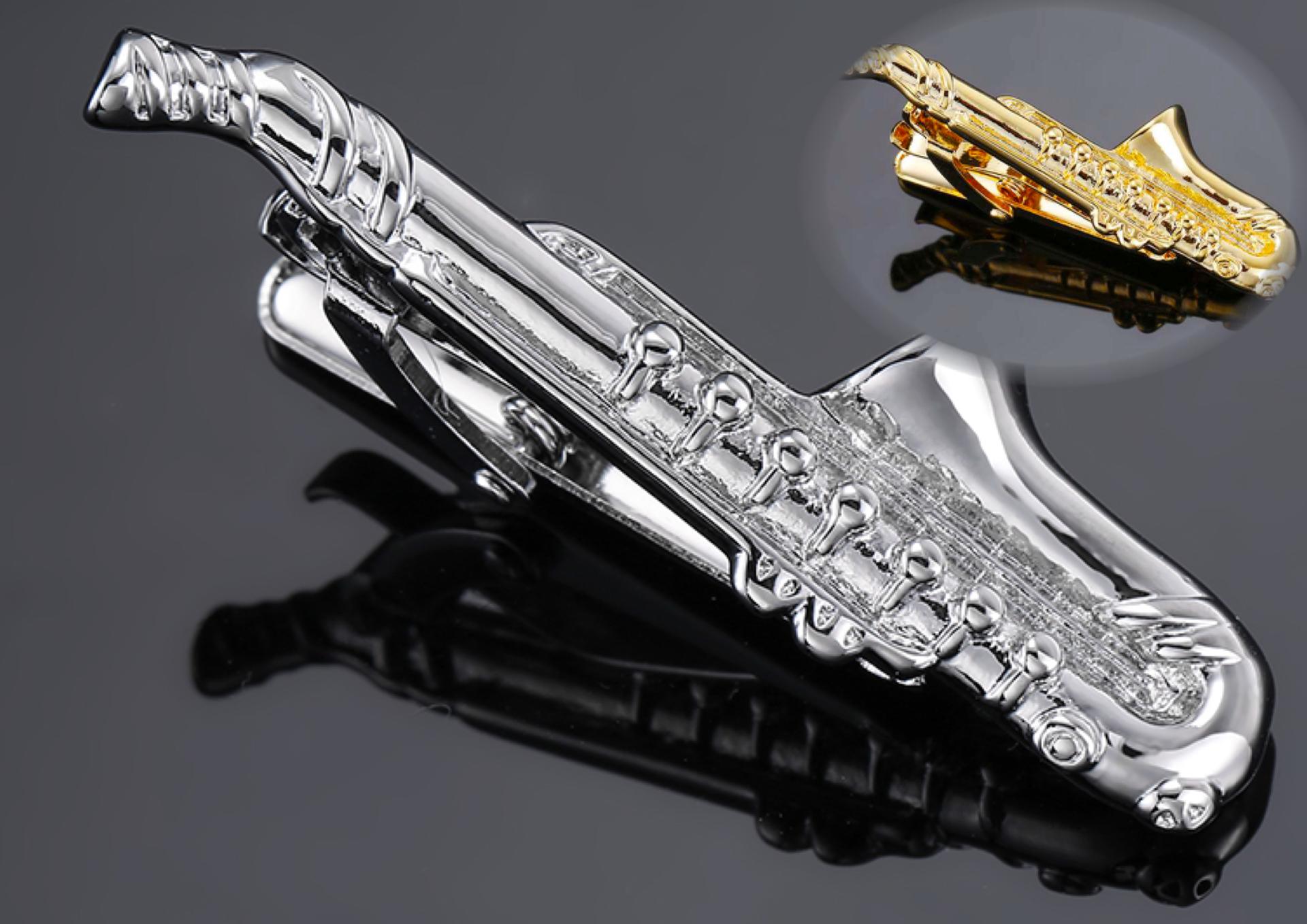 Saxophone Tie Bar