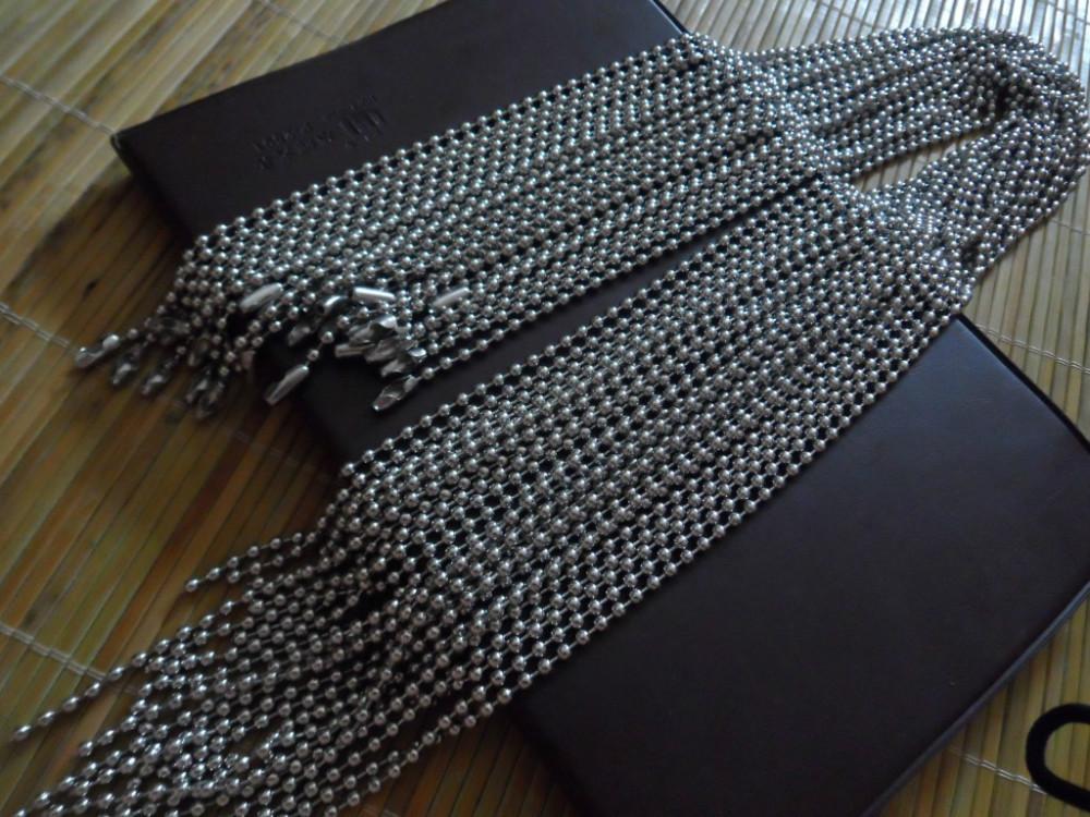 Stainless Steel Military Ball Chain 4mm
