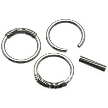 Steel Spring Wire Captive Ring BCR Body Piercing Jewellery