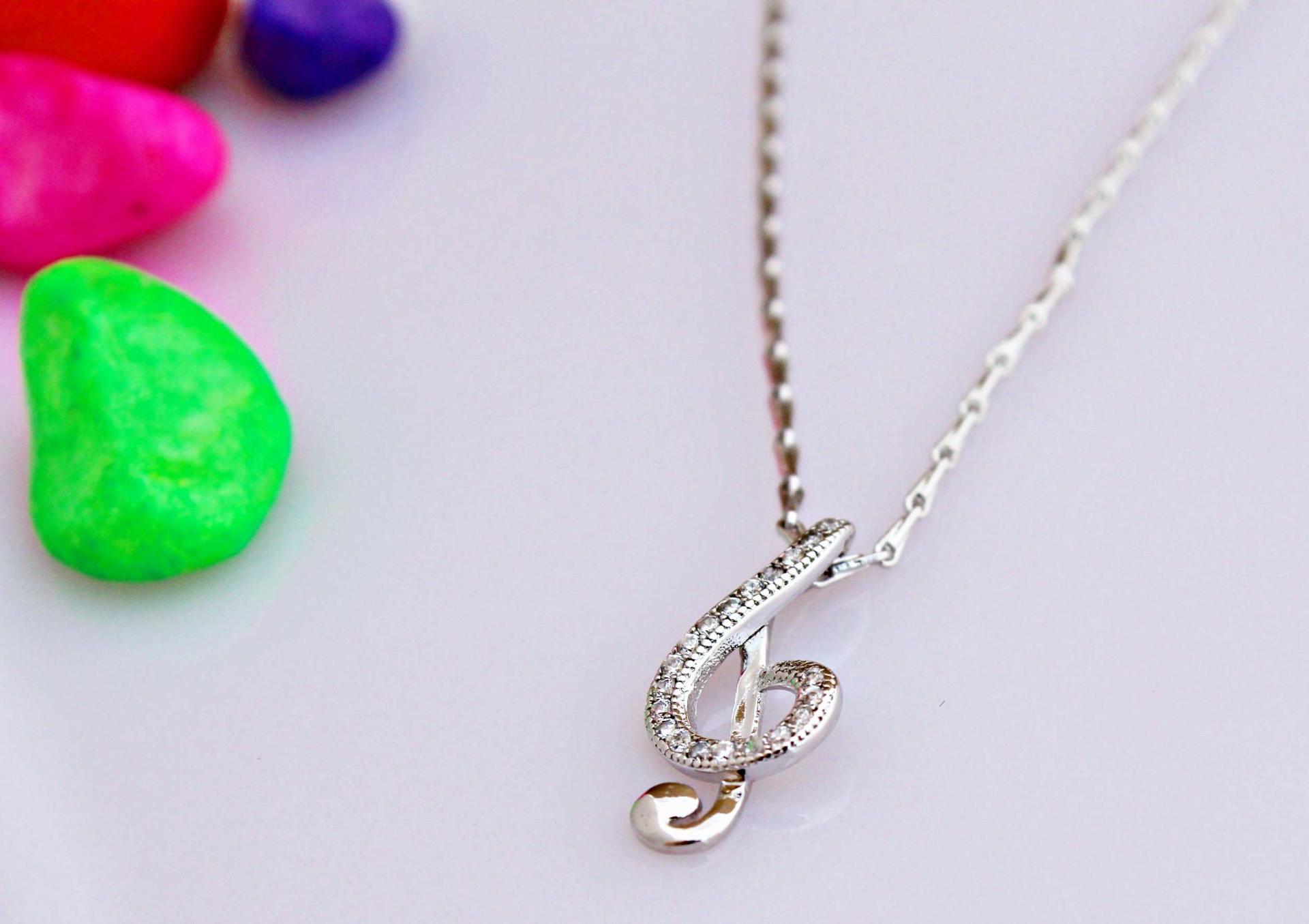 Treble Clef Necklace