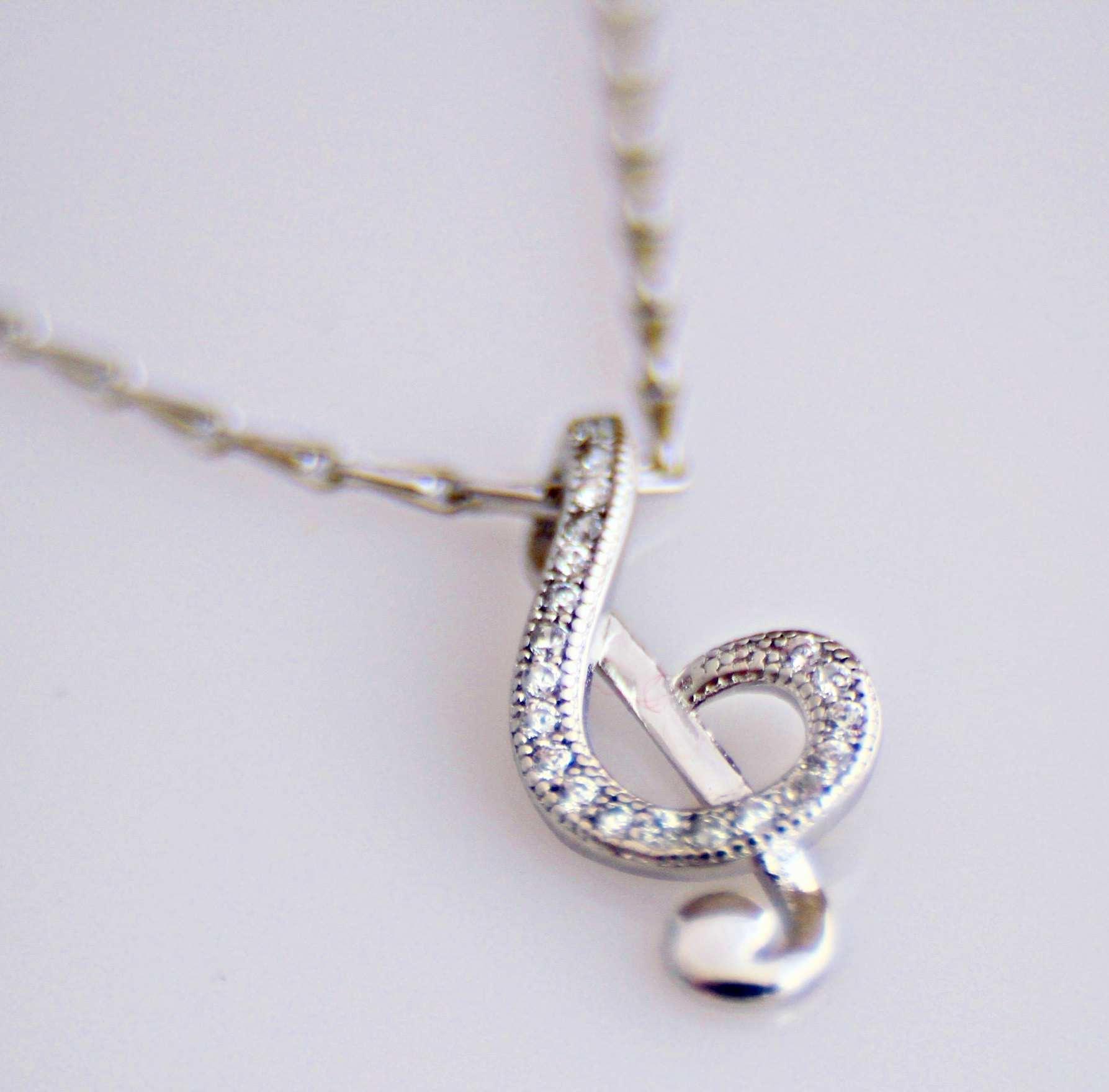 Treble Clef Necklace