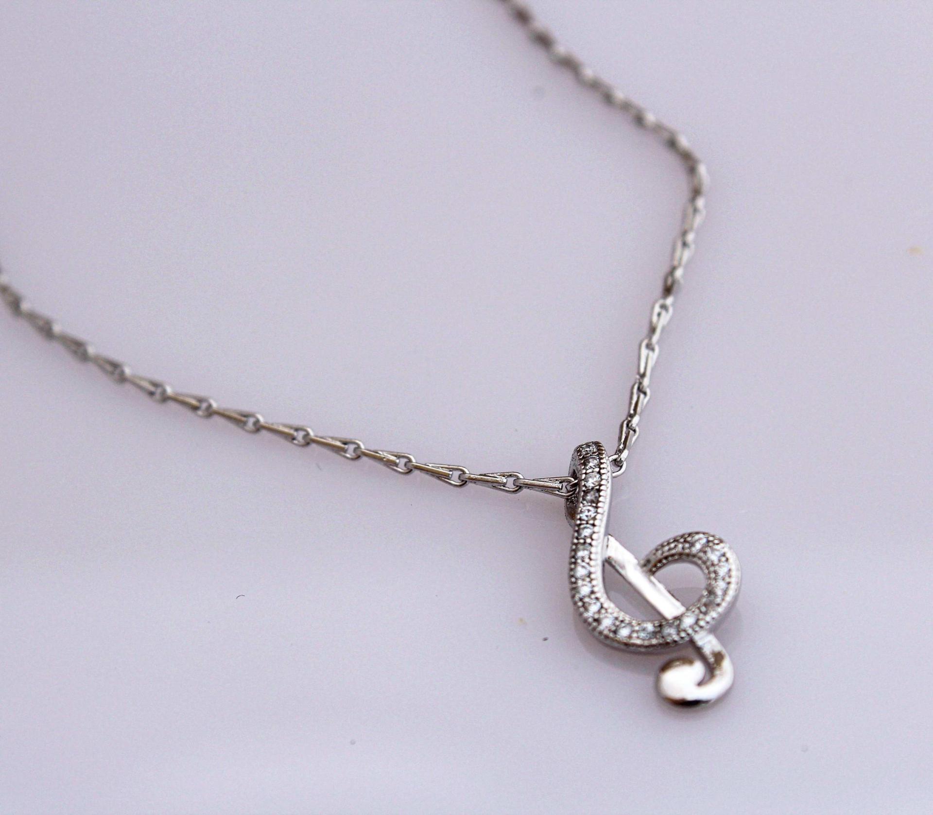 Treble Clef Necklace