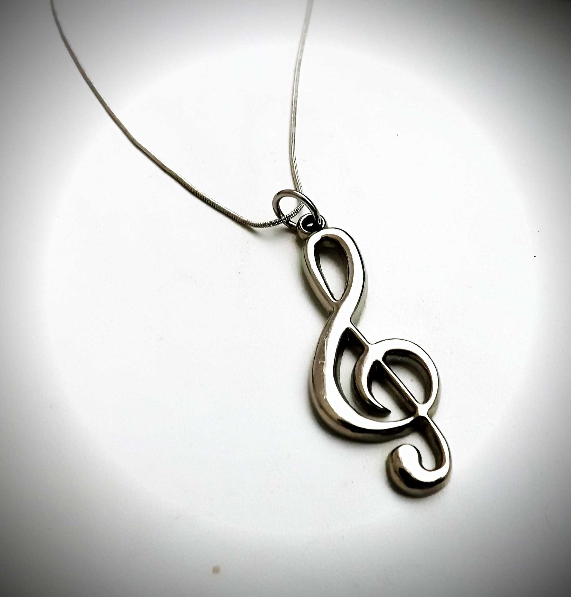 Treble Clef Necklace