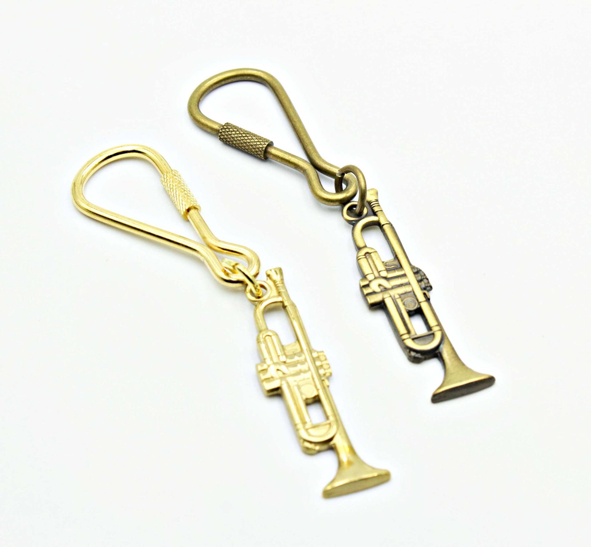 Trumpet Keychain 2 Designs