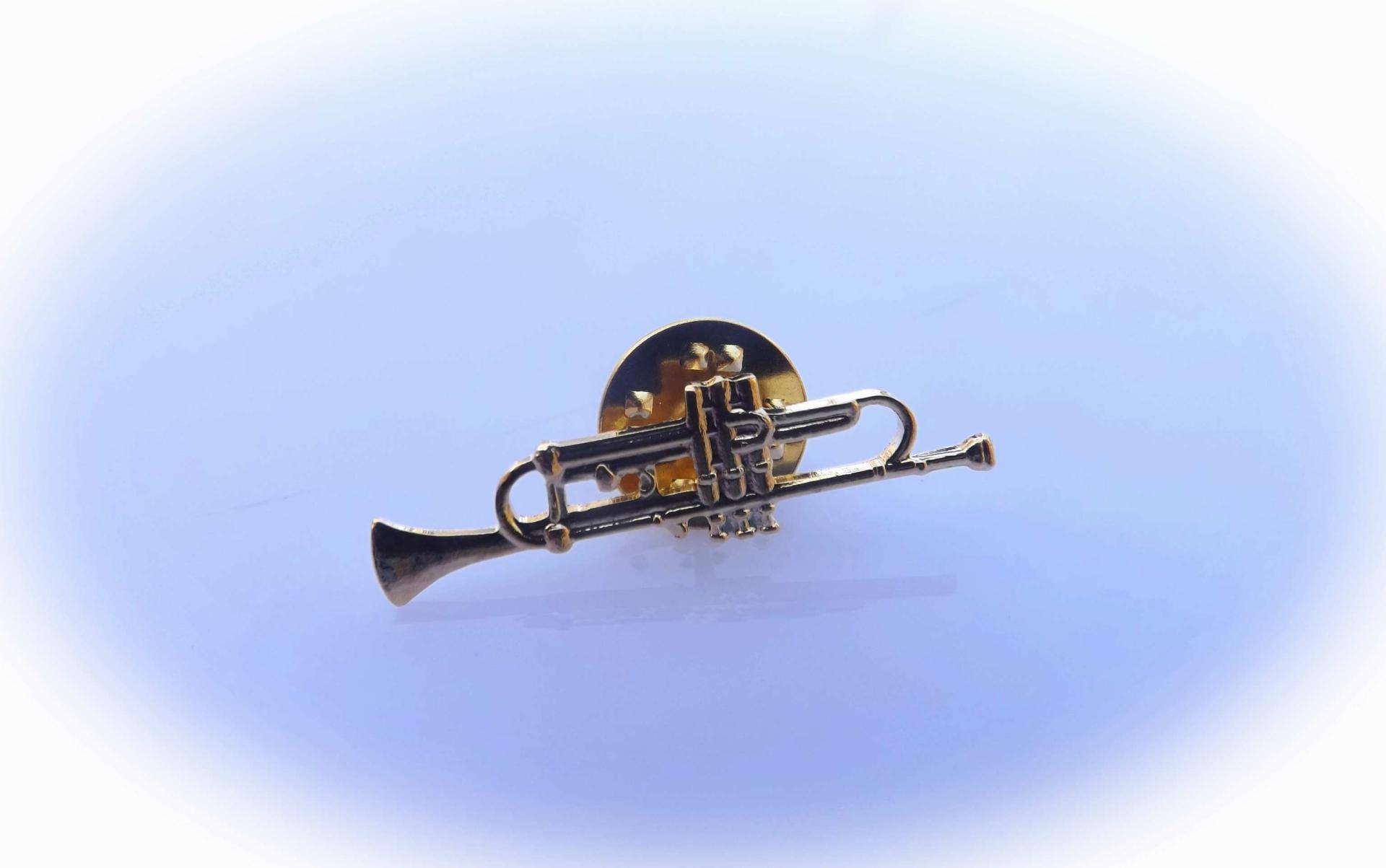 Trumpet Pin Badge