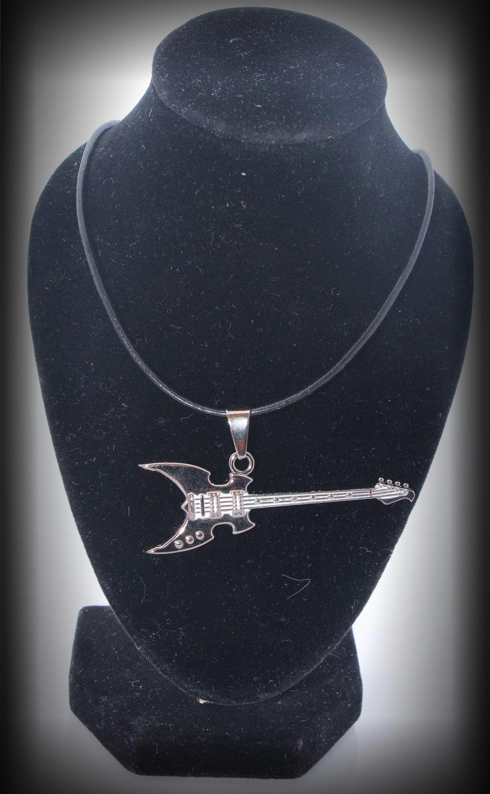 Electric Guitar Pendant - Off The Wall Shape