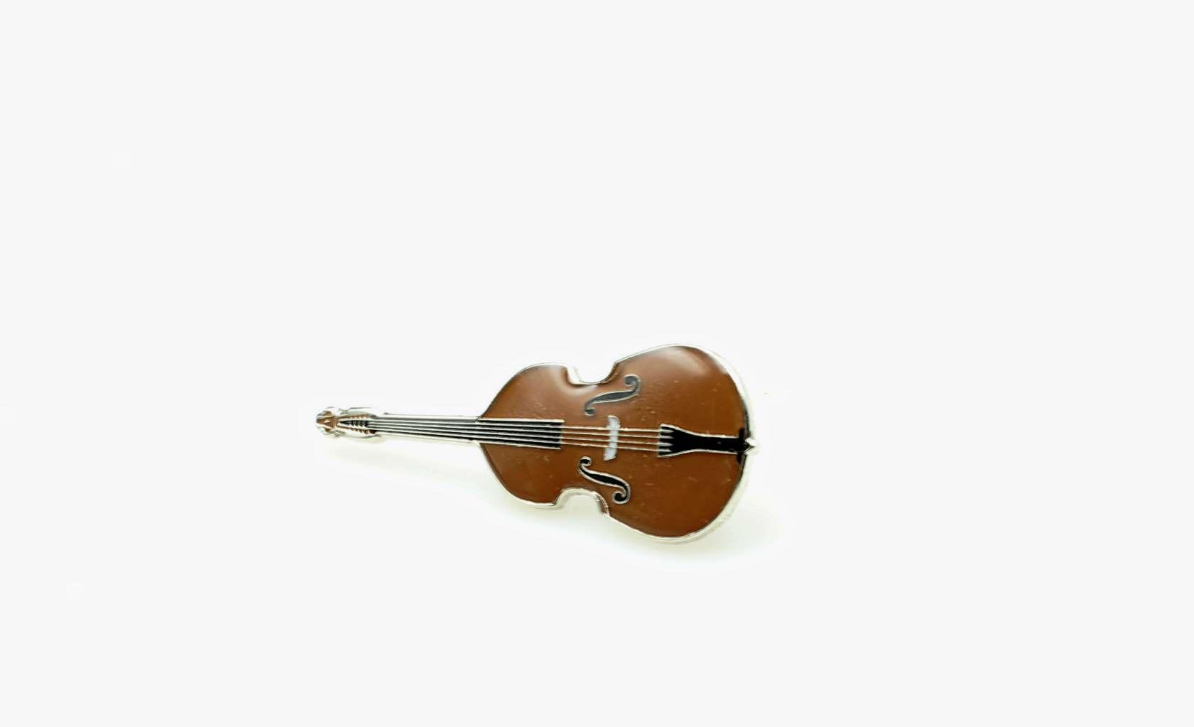 Cello pin badge from Music Jewellery Online