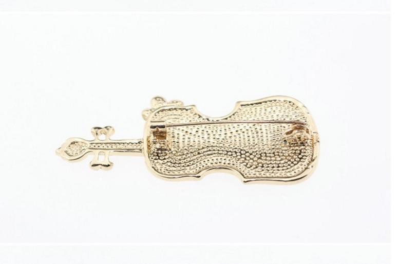 Violin Pin Brooch