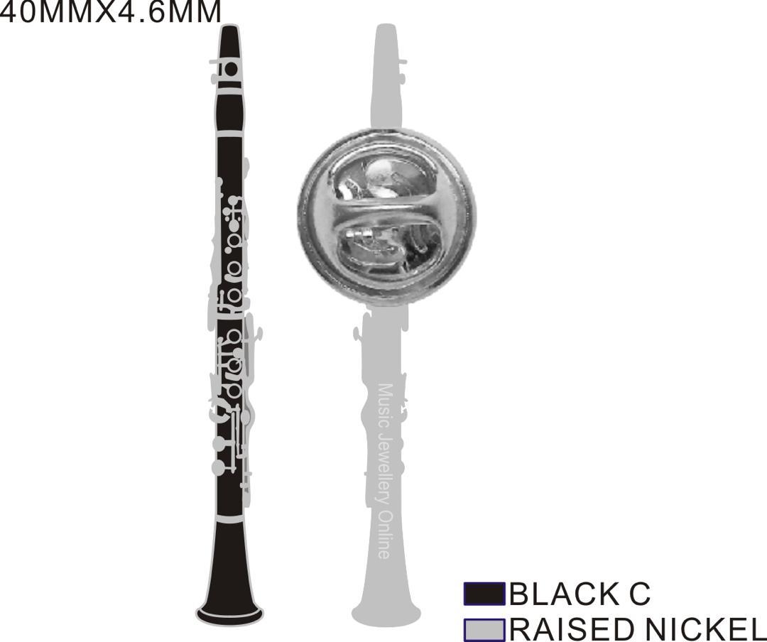 Clarinet Pin Badge